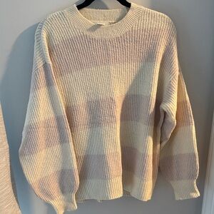 H&M Cream Knit Sweater